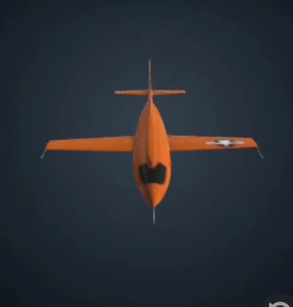 Bell X-1 Airforce Rocket Plane
