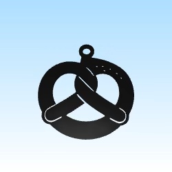 keychain Bretzel