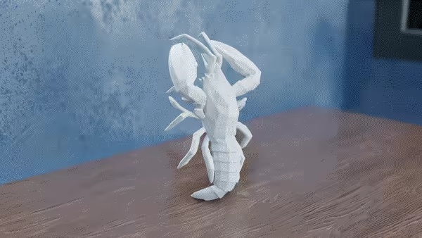 Homard Low Poly