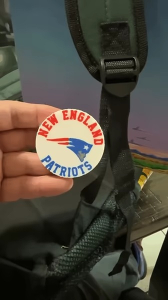 New England Patriots Backpack clip