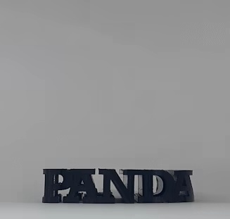 Text Flip - Panda-0