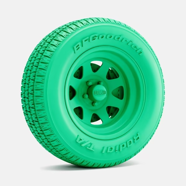 Roue Cragar Nomad 15x8, Pneu BFGoodrich Radial T/A