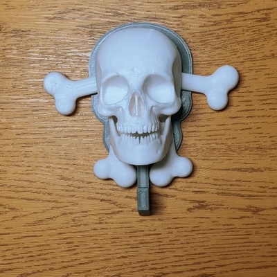 3D Skull X Keyholder Keychain Holder Halloween Specials