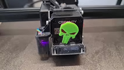 Punisher Skull Sprite Extruder Ender S1 CR10 Smart Pro M4
