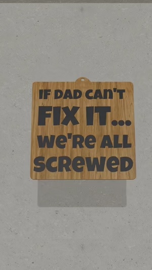 If Dad Can’t Fix It Wall Sign – Printable Father’s Day Gift