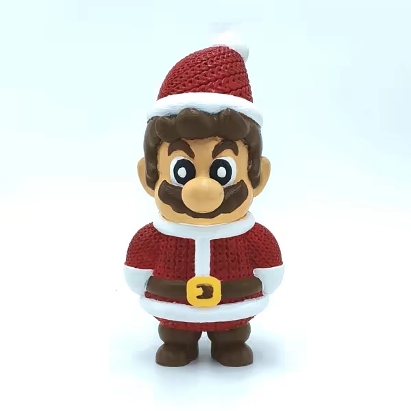 Knitted Santa Mario (cute)