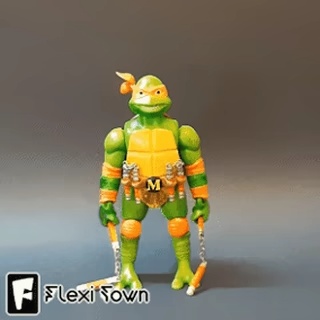 Flexi Print-in-Place Teenage Mutant Ninja Turtles, Michelang-0