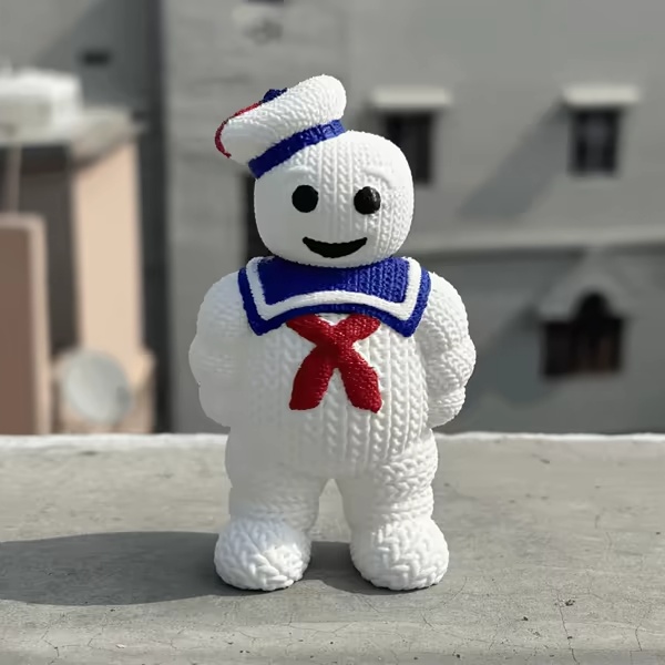 Stay Puft lavorato a maglia