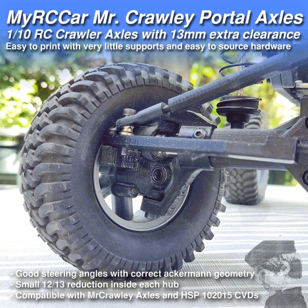 MyRCCar Mr. Crawley Portal Axles-0