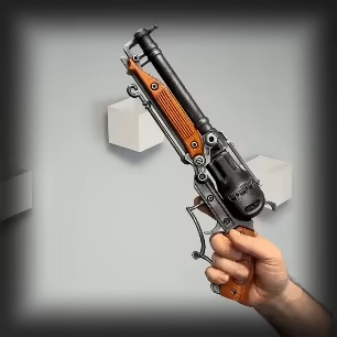 Steampunk Mechanical Handheld Prop (Click-Fit)-0