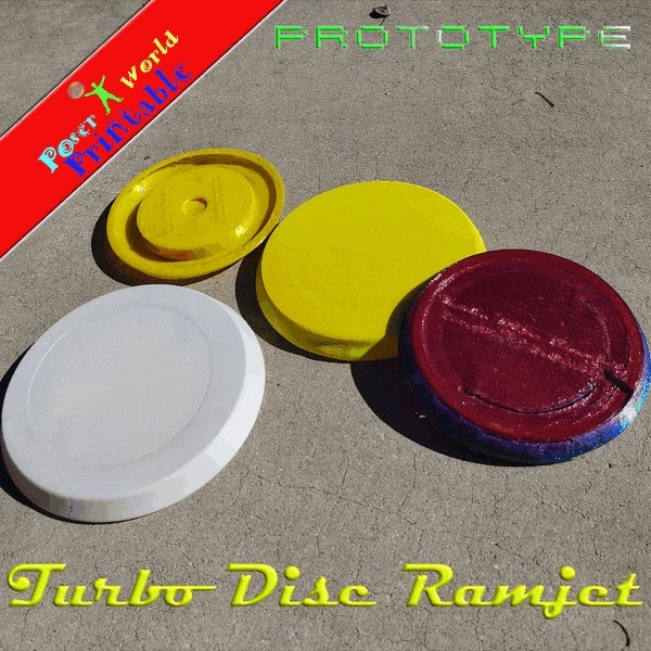 Turbo Disc RamJet - A flying disc prototype