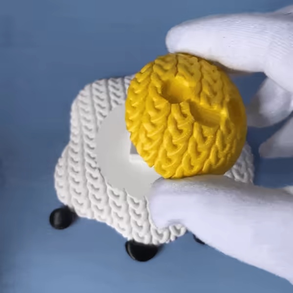Knitted Fried Egg-1