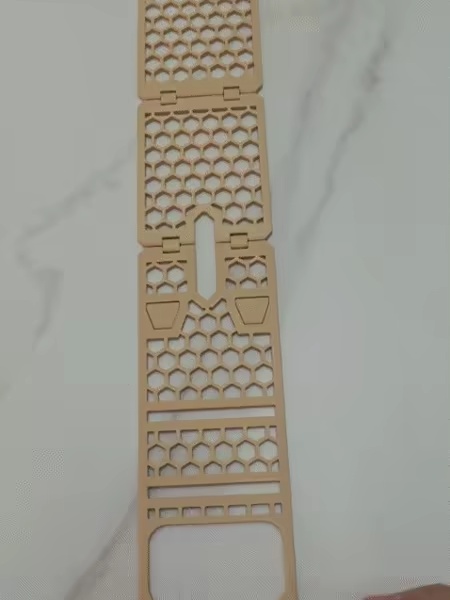 One piece printing folding phone holder