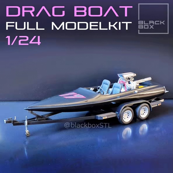 ビンテージドラッグボート フルモデルキット 1/24