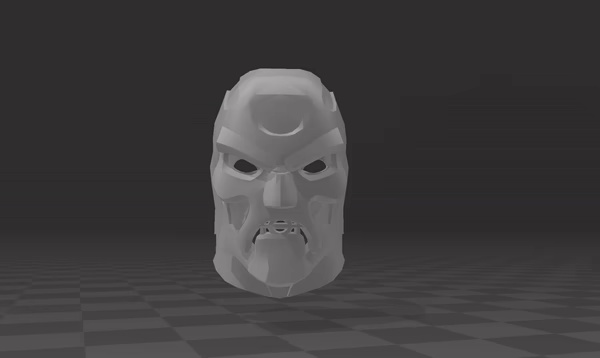 Dr.Doom Comic Maske Kleinere Augen