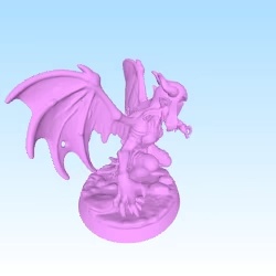 Dark elf harpy tabletop D&D Like