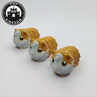 Flexi Tiny Cavia, Keycahin version and 3mf files included-0