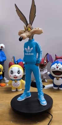 Wile E Coyote Urban Street Style ( MULTIPARTS AND 3MF )