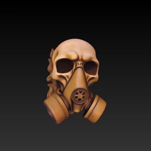 Skull with Gasmask ❤️-2