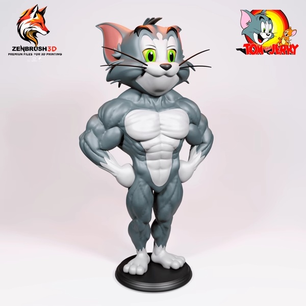 TOM CAT - TOM AND JERRY - CARTOON NETWORK 3D PRINTING-0