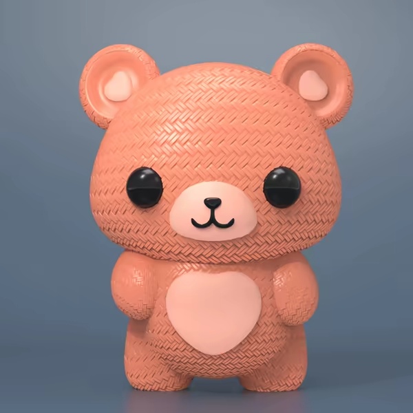 OURS EN PELUCHE TISSÉ