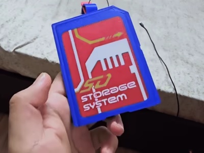 حامل بطاقات SD على شكل بطاقة SD-4