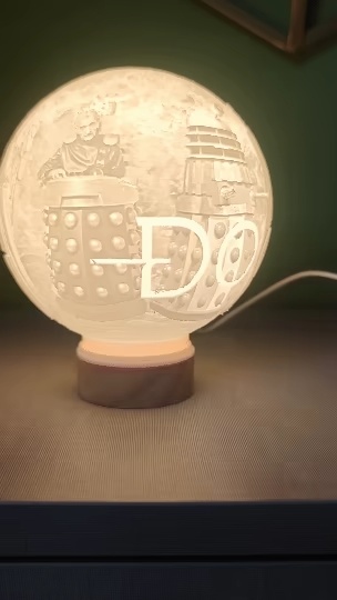 Lithophane Doctor Who