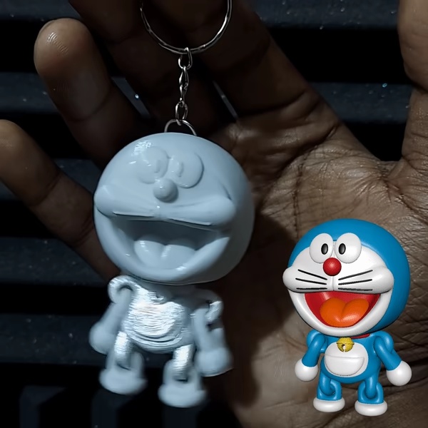 DORAEMON FLEXI TOY CON PORTACHIAVI