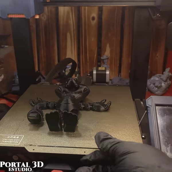 Allister Gator / PRINT-IN-PLACE WITHOUT SUPPORT /3MF-2