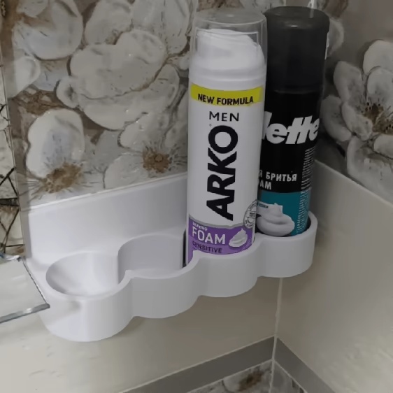 BATHROOM ORGANISER-SHAVING FOAM HOLDER-0