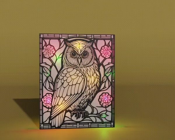 owl in a frame-1