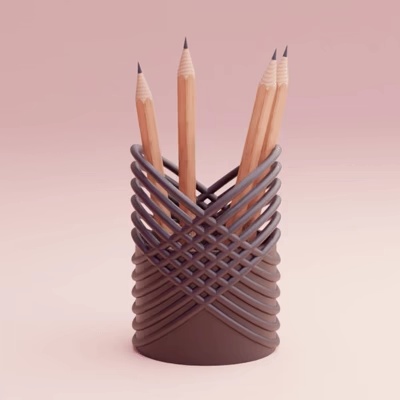 idée cool de porte-crayaux et organisateur de bureau avec anneaux