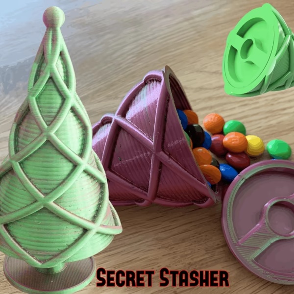 Christmas Tree Secret Stasher (free)