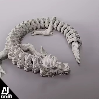 The Apex Dragon (Of course my articulated dragon)