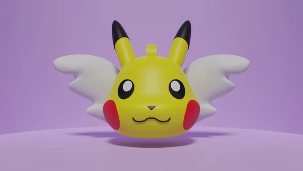 Angel Pikachu FanArt - Christmas Tree Decor/Ornament/Bauble-3