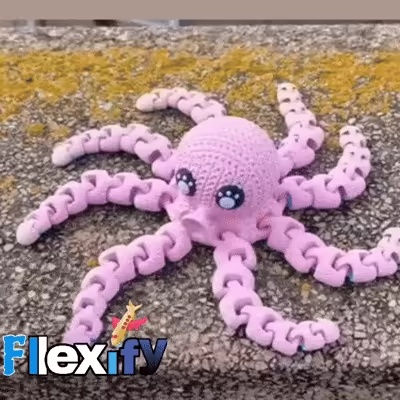 Polvo Articulado de Tricô