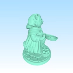 PNJ granny cat  for dungeon crawl and adventures