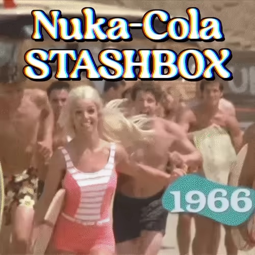 Fallout Nuka Cola Cooler Stash Box - Multi-Color Print