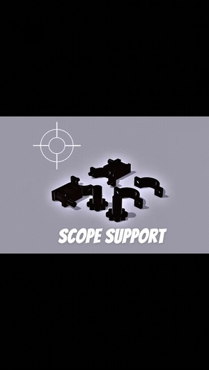 Scope support Airsoft NO SCREW NEEDED-0