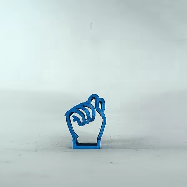 Text Flip - T (Dactylology)