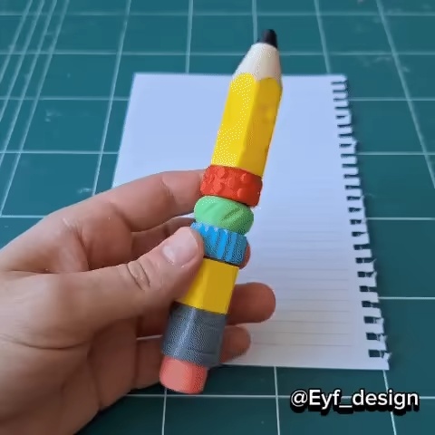 Jouet anti-stress en forme de crayon-0