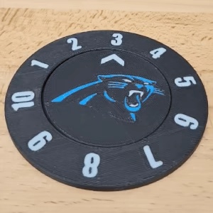 Подставка для подсчета напитков Carolina Panthers (одноцветная и многоцветная)