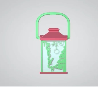 Grinch Christmas Lantern