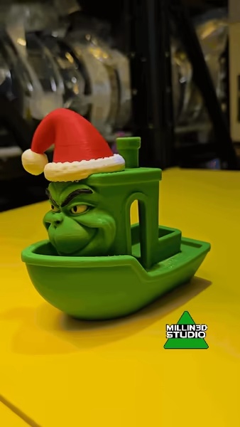 Barca Benchy Natalizia Multicolore del Grinch