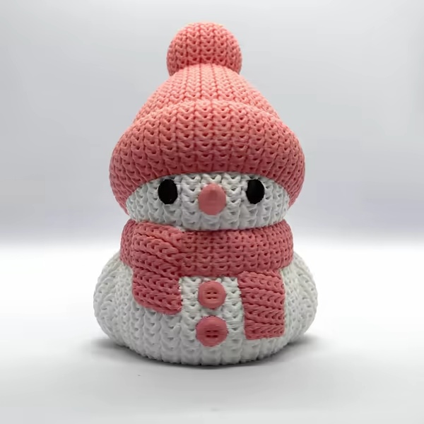 Knitted Snowman-0