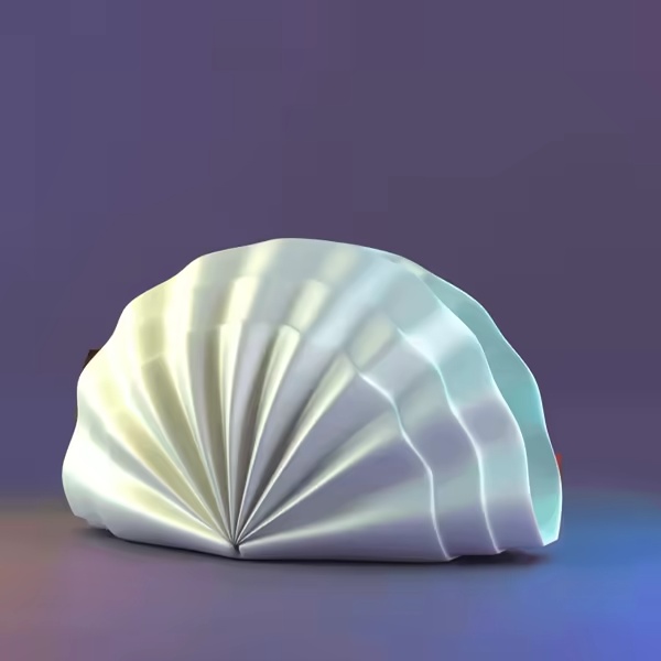 shell candle without pearls-0
