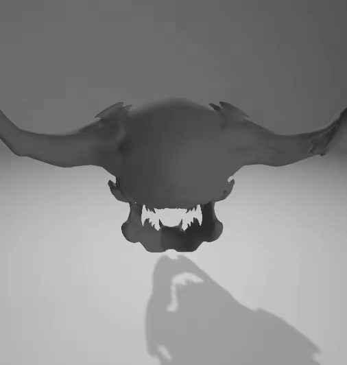 Doom Lost Soul Skull Demon Statue Decoration Prop cosplay