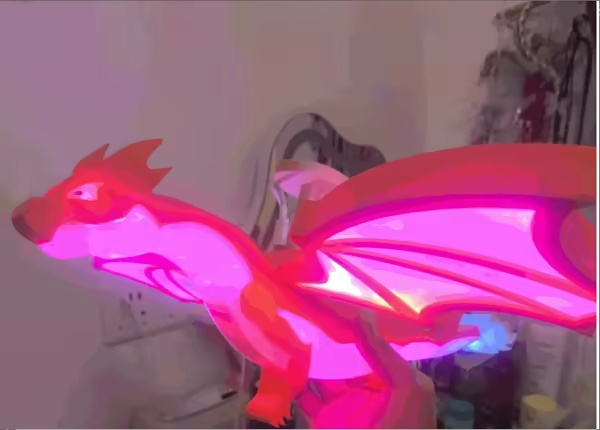 Can be used as a night light and ceiling light