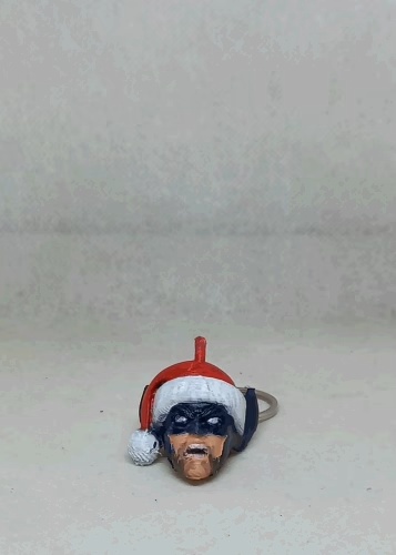santa wolverine keychain