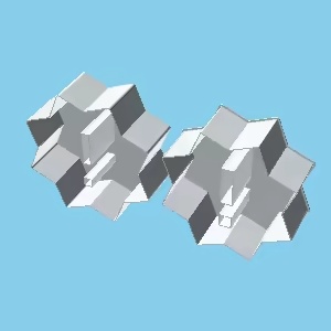Pointy disc with an exclamation mark, nestable box (v1)